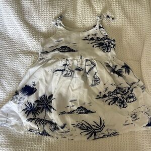 Palmwave Hawiian Aloha Print Childs Sun Dress Size 2
